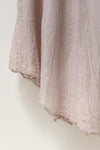 Marc Le Bihan irregular wrinkled silk skirt series 2503 deadwood rose